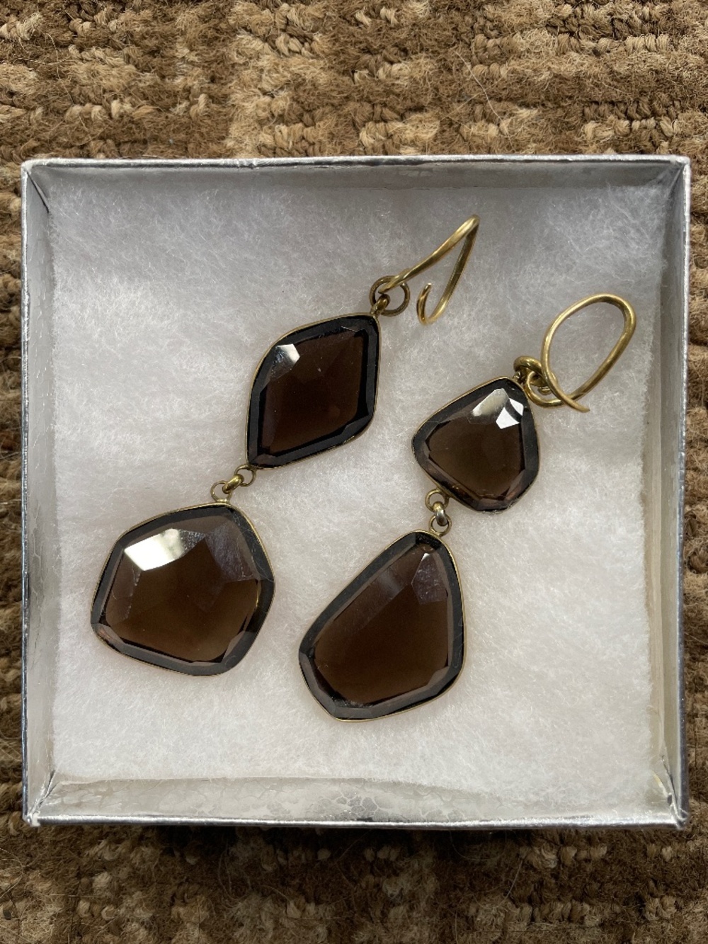 Diablo Organics Faceted Smoky Quartz Weights